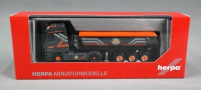 HERPA camion MB actros avec semi benne couverte 