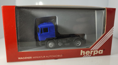 HERPA camion MAN F90 ZM blue Diecast models