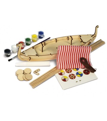 ARTESANIA LATINA   Wooden model for kids (+8) Viking Ship drakkar Wooden kits