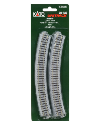 KATO UNITRACK set de 4 rails R348 /30° (20-130) N scale