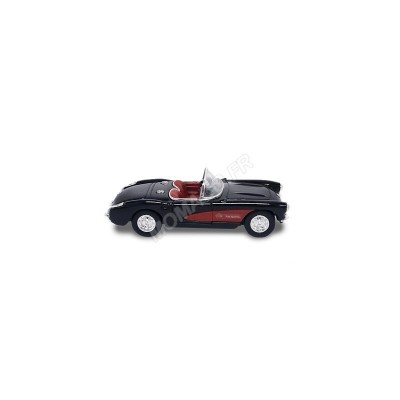 LUCKY Chevrolet corvette 1957 black Diecast models