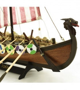 ARTESANIA LATINA   Kit de bateau en bois Drakkar Viking (pour modéliste expérimenté) (colle et peintures non incluses) Maquettes en bois