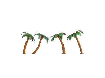 NOCH set of 4 palm trees (hight 4,5 cm) ( hight line) Decorations and landscapes