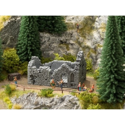 NOCH chapel ruin (10,5 x 6,7 x 6,7cm hight) Bulding