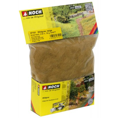 NOCH sachet de flocage herbes sauvages   haut =6mm beige (50g) Decors et diorama