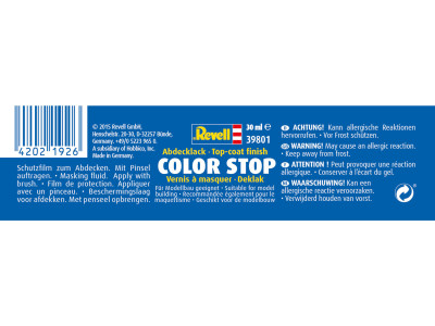 REVELL COLOR STOP (to protect parts of no painting) Paints, glues and accessories