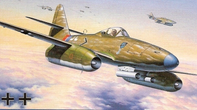 REVELL Maquette plastique à construire d'avion de chasse Messerschmitt Me 262 A-1a (Allemagne) (colle et peintures non incluses) Mon compte