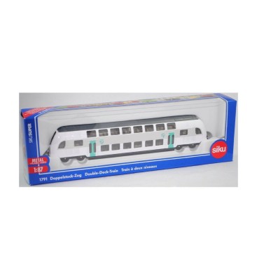 SIKU RATP  double deck train  (250x75x42mm) Diecast models to play