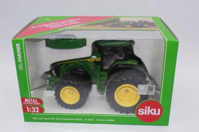 SIKU Tracteur John Deere 8R 410 à roues jumelées Diecast models