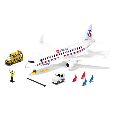 SIKU avion de ligne avec accessoires et parties ouvrantes Diecast models to play